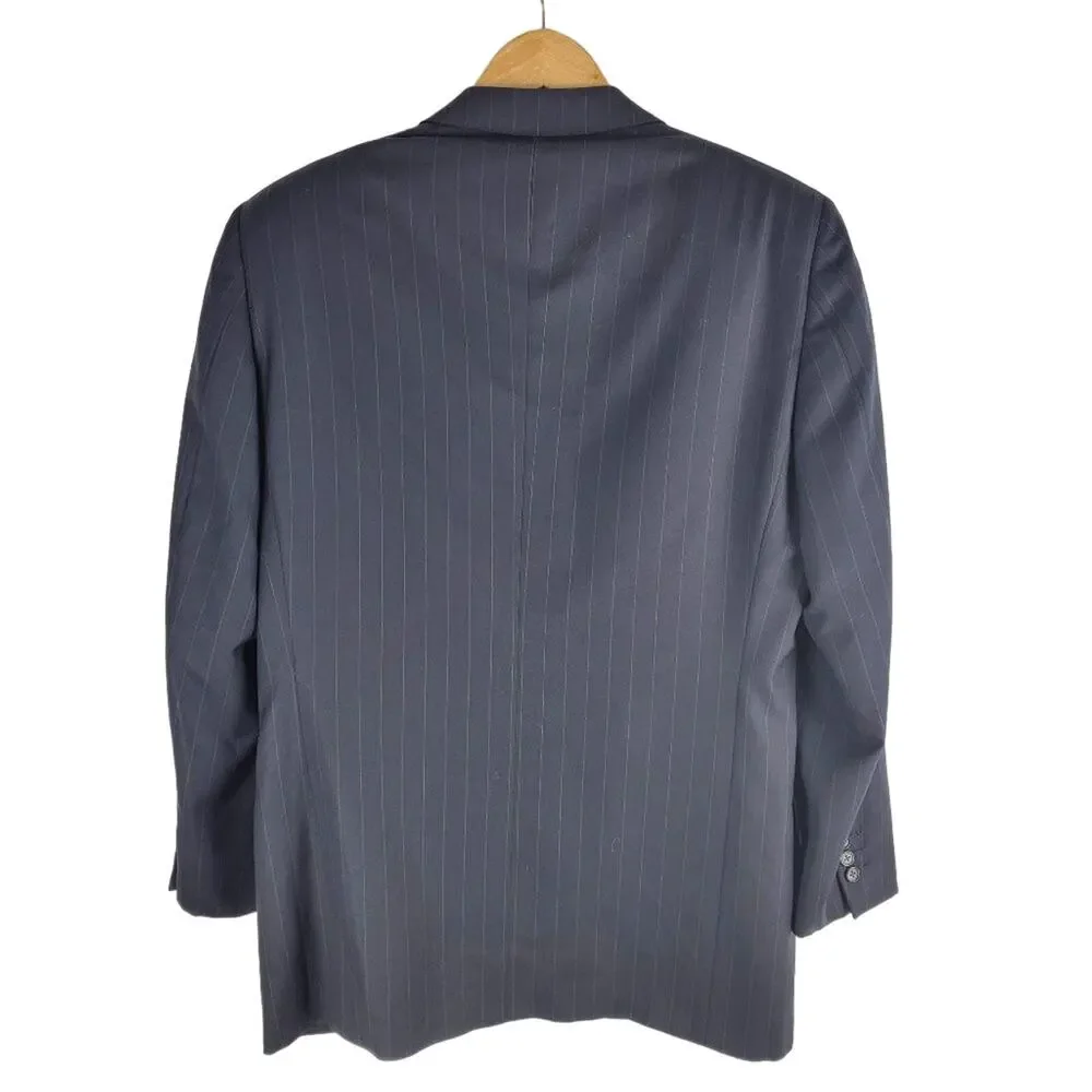 Ermenegildo Zegna Centoventimila Wool Blazer Black Size 40R
